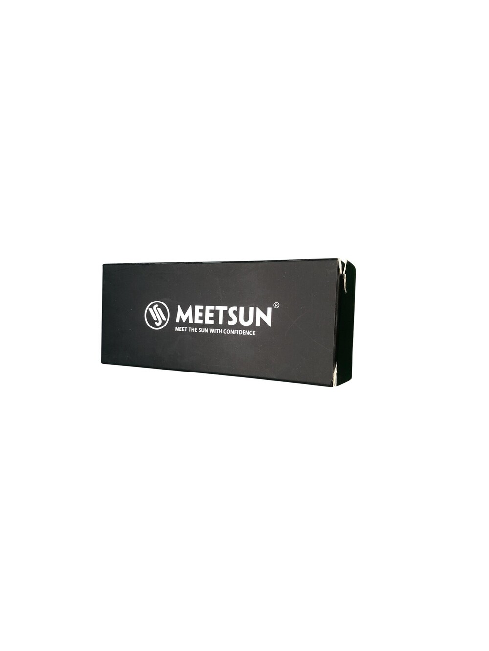 MEETSUN Sunglasses Womens One Size Black Square Polarized Gray Lenses Plastic